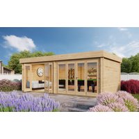 26% Rabatt ! Fjordholz Gartenhütte Modell Kevin 70 6x4m