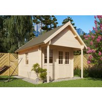 26% Rabatt ! Satteldach Gartenhütte Modell Boden-2 4x3m