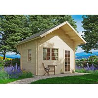26% Rabatt ! Satteldach Gartenhütte Modell Boden-1