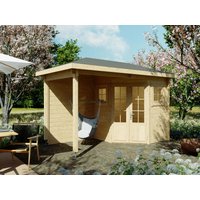 26% Rabatt ! Fjordholz 5-Eck Gartenhütte Modell Evelyn 1B 6x4m