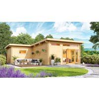 26% Rabatt ! Fjordholz Gartenhütte Modell Harbord 70 9x9m