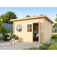 26% Rabatt ! Fjordholz Pultdach Gartenhütte Modell Ezra 4M 3x3m