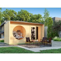 26% Rabatt ! Fjordholz Gartenhütte Modell Office Box Größe L nat 6x3m