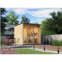 26% Rabatt ! Fjordholz Gartenhütte Modell Office Box Größe S nat 3x2m