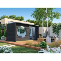 26% Rabatt ! Fjordholz Saunahaus Modell Box Größe M schwarz