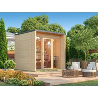 26% Rabatt ! Fjordholz Saunahaus Modell Box Größe XS natur