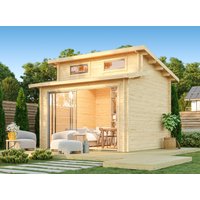 26% Rabatt ! Fjordholz Gartenhütte Avantgarde 44-A Alu 6x4m