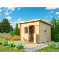 26% Rabatt ! Fjordholz Pultdach Gartenhütte Modell Ezra 3E 6x4m