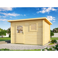 26% Rabatt ! Fjordholz Pultdach Gartenhütte Modell Ezra 4B 3x3m