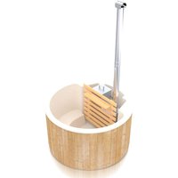 26% Rabatt ! Fjordholz Rund Linus 2 - Kleiner Hot Tub aus Holz