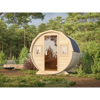 26% Rabatt ! Fjordholz Fass-Sauna Modell Ando