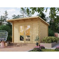 26% Rabatt ! Fjordholz Gartenhütte Modell Berlin 70 A Modern 3x3m