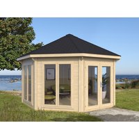 26% Rabatt ! Gartenpavillon Modell Modern 17 m² mit 4 Fenstern