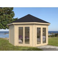 26% Rabatt ! Gartenpavillon Modell Modern 12 m² mit 2 Fenstern
