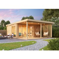 26% Rabatt ! Fjordholz Gartenhütte Modell Kaarlo 44 6x4m