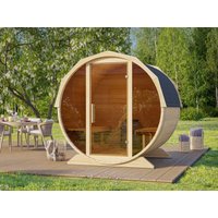 26% Rabatt ! Fjordholz Fass-Sauna Modell Elina