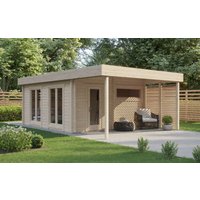 26% Rabatt ! Fjordholz Saunahaus Modell Magnus XL 70