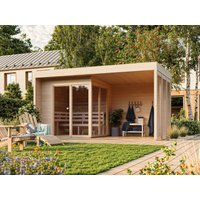26% Rabatt ! Fjordholz Saunahaus Modell Patio Größe S Plus