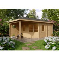 26% Rabatt ! Fjordholz 5-Eck Gartenhütte Modell Evelyn 3E 4x3m