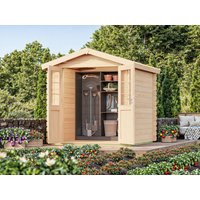 26% Rabatt ! Fjordholz Gartenhütte Modell Bente 28 B 2x2m