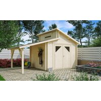 26% Rabatt ! Fjordholz Gartenhütte Modell Varianta 44 B +SD 6x4m
