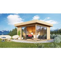 26% Rabatt ! Fjordholz Gartenhütte Alu Concept 44 D 5x4m