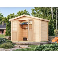 26% Rabatt ! Fjordholz Gartenhütte Modell Bente 28 A 3x2m
