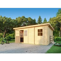 26% Rabatt ! Fjordholz Pultdach Gartenhütte Modell Ezra 5H 5x3m