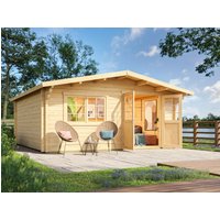 26% Rabatt ! Fjordholz Gartenhütte Modell Berlin 70 D Classic 6x4m