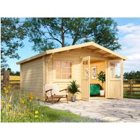 26% Rabatt ! Fjordholz Gartenhütte Modell Berlin 70 C Classic 6x4m