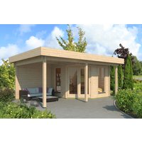 26% Rabatt ! Fjordholz Gartenhütte Modell Nora 44 G Modern 6x4m