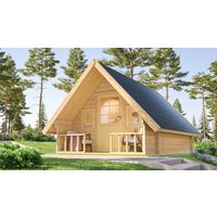 26% Rabatt ! Fjordholz Campinghütte Modell Eifel 44 6x4m