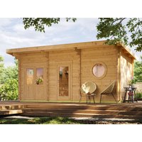 26% Rabatt ! Fjordholz Saunahaus Modell Monza 70