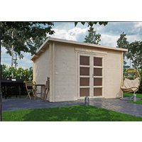26% Rabatt ! Fjordholz Gartenhütte Modell Max 44 G 3x3m