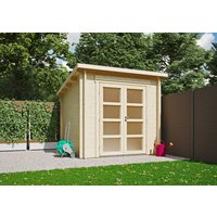 26% Rabatt ! Fjordholz Gartenhütte Modell Max 44 B 3x3m