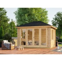 26% Rabatt ! Fjordholz Gartenlounge Modell Kiano 44 F 4x3m