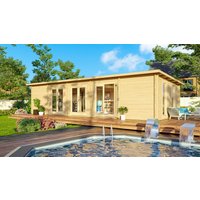 26% Rabatt ! Fjordholz Gartenhütte Modell Game Room 44 8x4m