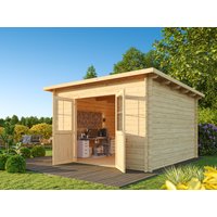 26% Rabatt ! Fjordholz Pultdach Gartenhütte Modell Ezra 5D 4x3m