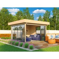 26% Rabatt ! Fjordholz Glaspavillon Alu 44 C