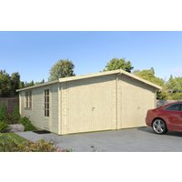 26% Rabatt ! Fjordholz Doppel Holzgarage Modell Zeeland 44