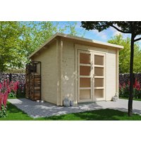 26% Rabatt ! Fjordholz Gartenhütte Modell Max 44 F 3x3m