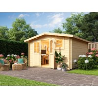 26% Rabatt ! Fjordholz Satteldach Gartenhütte Modell Eliza 5F 3x3m