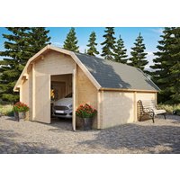 26% Rabatt ! Fjordholz Holzgarage Modell Rhön 70