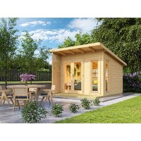 26% Rabatt ! Fjordholz Pultdach Gartenhütte Modell Monica 28 B 4x3m