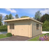 26% Rabatt ! Fjordholz Holzgarage Modell Neustadt 44 B