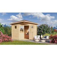 26% Rabatt ! Fjordholz Gartenhütte Modell Nelly 28 C 3x3m
