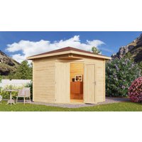 26% Rabatt ! Fjordholz Gartenhütte Modell Nelly 28 A 3x3m