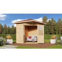 26% Rabatt ! Fjordholz Gartenhütte Modell Nina 44 B 3x3m