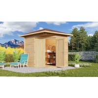 26% Rabatt ! Fjordholz Gartenhütte Modell Nina 44 A 6x4m