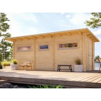 26% Rabatt ! Fjordholz Saunahaus Modell Urhu 70 B